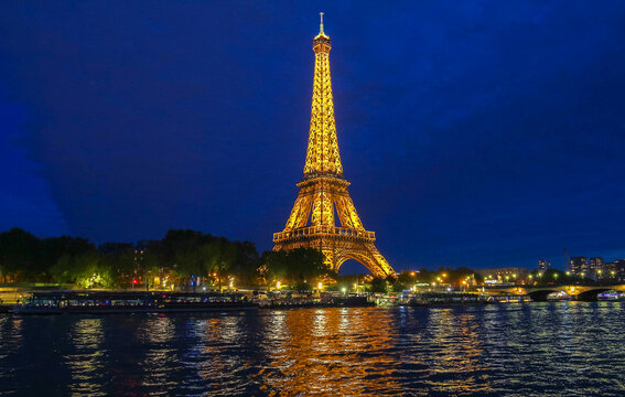 Eiffel Tower at night