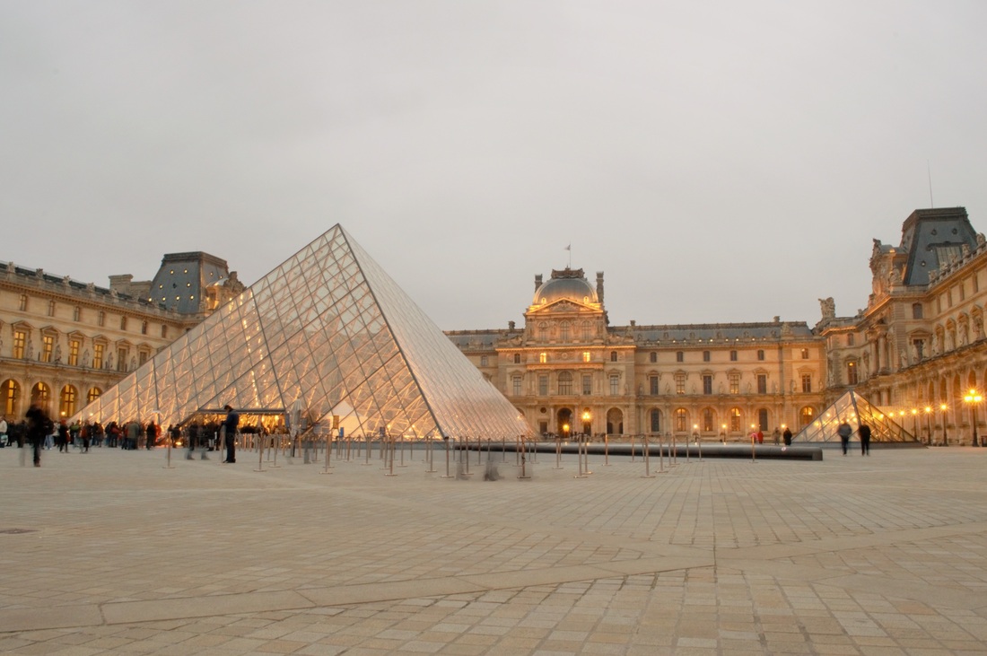 Louvre Pyramid Entrance